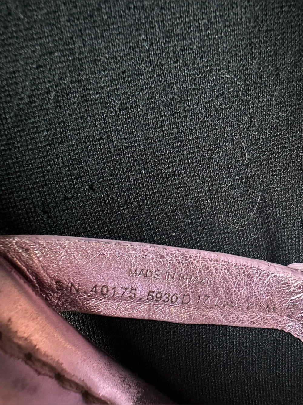 Tory Burch metallic Purple Miller Logo Thong Sandals eggplant patent leathe